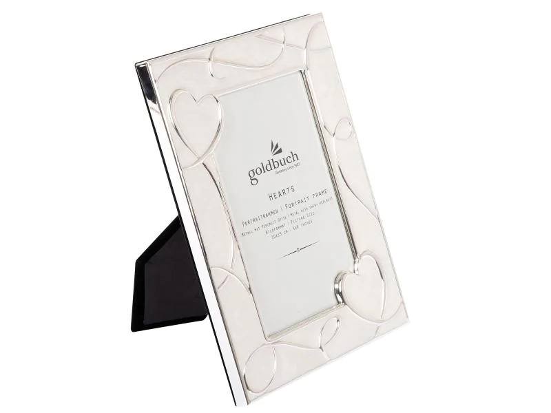 Goldbuch Bilderrahmen Hearts Silber, 10 x 15 cm