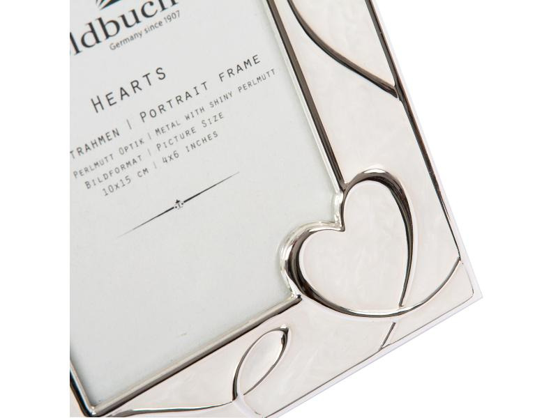 Goldbuch Bilderrahmen Hearts Silber, 10 x 15 cm