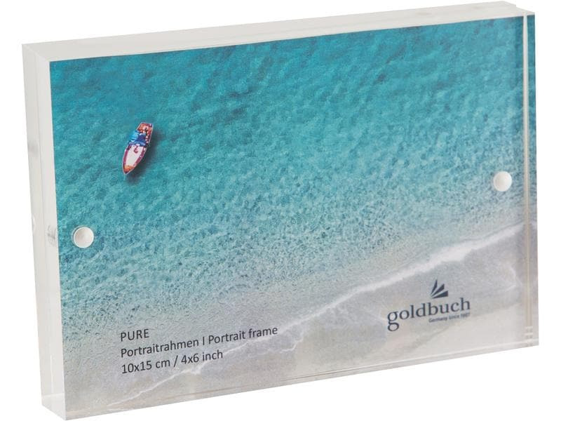 Goldbuch Bilderrahmen Pure Transparent, 10 x 15 cm
