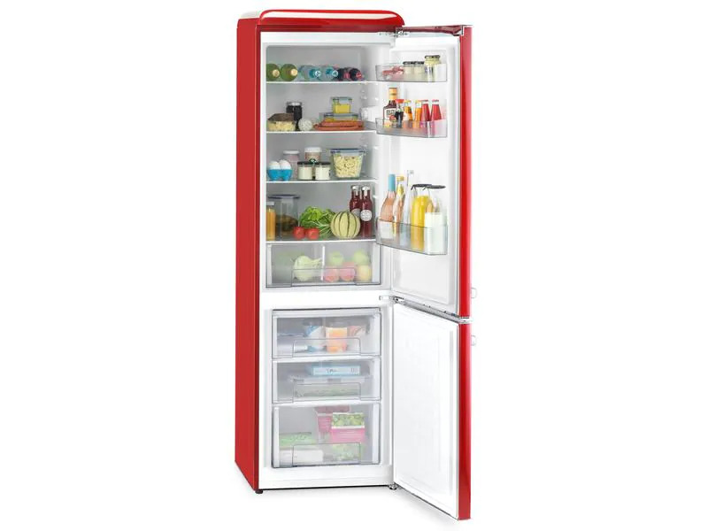 Trisa Kühl-Gefrierkombination Frescolino Classic 300 Rot