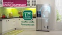 LG Foodcenter GSXV90BSDE Brushed Steel