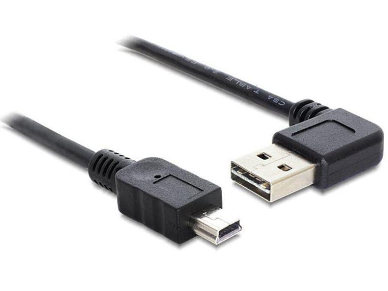 Delock USB 2.0-Kabel A - Mini-B EASY-USB gewinkelt 1 m