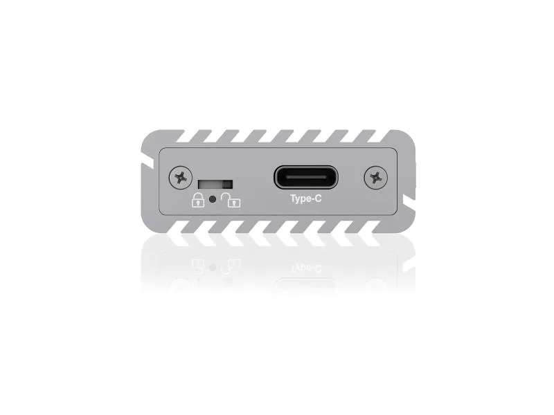 ICY BOX Externes Gehäuse IB-1817Ma-C31 M.2 NVMe silber