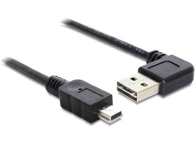 Delock USB 2.0-Kabel A - Mini-B EASY-USB gewinkelt 3 m