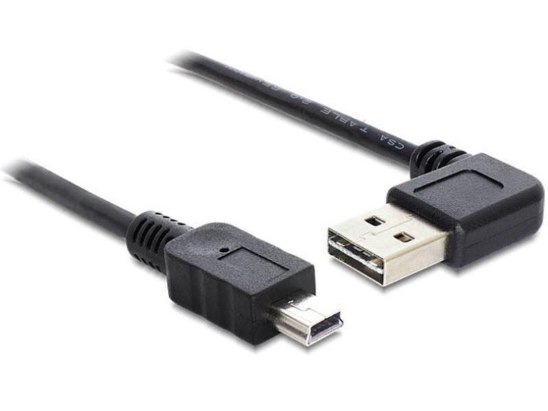 Delock USB 2.0-Kabel A - Mini-B EASY-USB gewinkelt 5 m