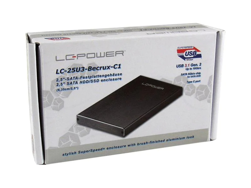 LC-Power Externes Gehäuse LC-25U3-Becrux-C1 2.5