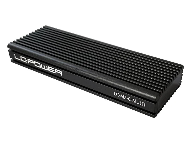 LC-Power Externes Gehäuse LC-M2-C-NVME-MULTI M.2