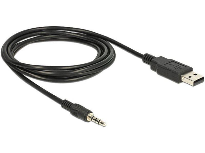 Delock USB 2.0-Kabel A - TTL 3,5 mm Klinke, 4Pin (3,3 V) 1.8 m
