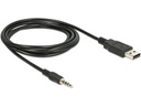 Delock USB 2.0-Kabel A - TTL 3,5 mm Klinke, 4Pin (3,3 V) 1.8 m