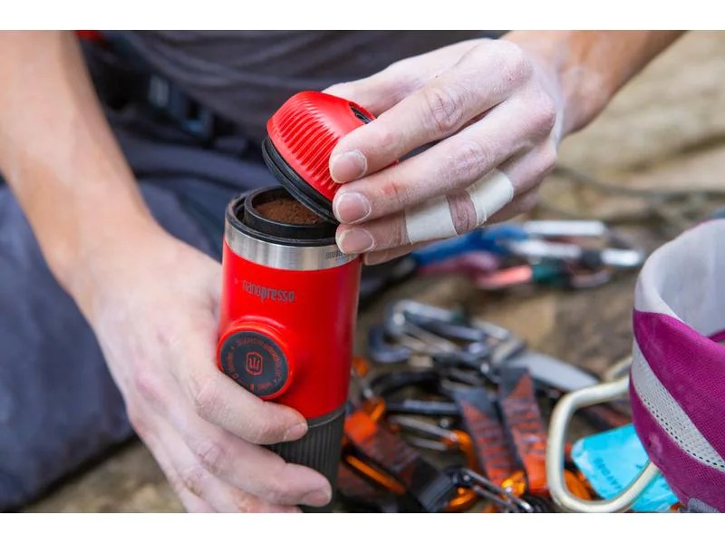 Wacaco Reisekaffeemaschine Nanopresso Rot