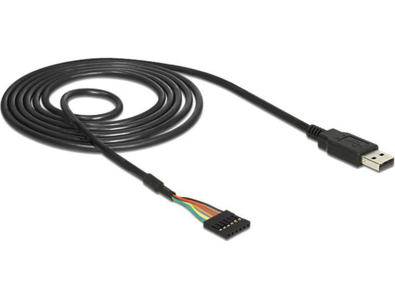Delock USB 2.0-Kabel A - TTL Seriel 6 Pin (5 V) 1.8 m