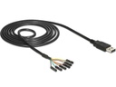 Delock USB 2.0-Kabel A - TTL Seriel 6 Pin (5 V) einzeln 1,8 m