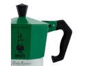 Bialetti Espressokanne Italia 6 Tassen, Grün/Rot/Weiss