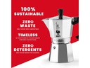 Bialetti Espressokanne Moka Express Oceana 12 Tassen, Silber