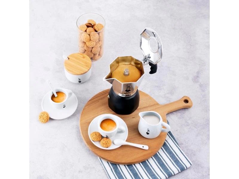 Bialetti Espressokanne New Brikka 4 Tassen, Silber