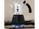 Bialetti Espressokanne New Brikka 4 Tassen, Silber