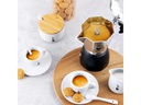 Bialetti Espressokanne New Brikka 4 Tassen, Silber