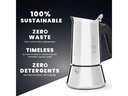 Bialetti Espressokanne New Venus 6 Tassen, Silber