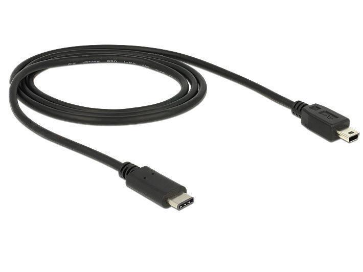 Delock USB 2.0-Kabel C - Mini-B 1 m