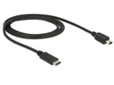 Delock USB 2.0-Kabel C - Mini-B 1 m