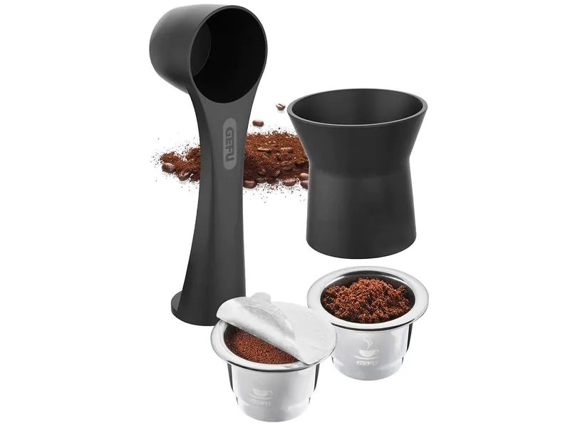 GEFU Wiederverwendbare Kaffeekapsel Set Conscio 8-teilig
