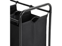 Songmics Wäschesammler 132 l, Schwarz