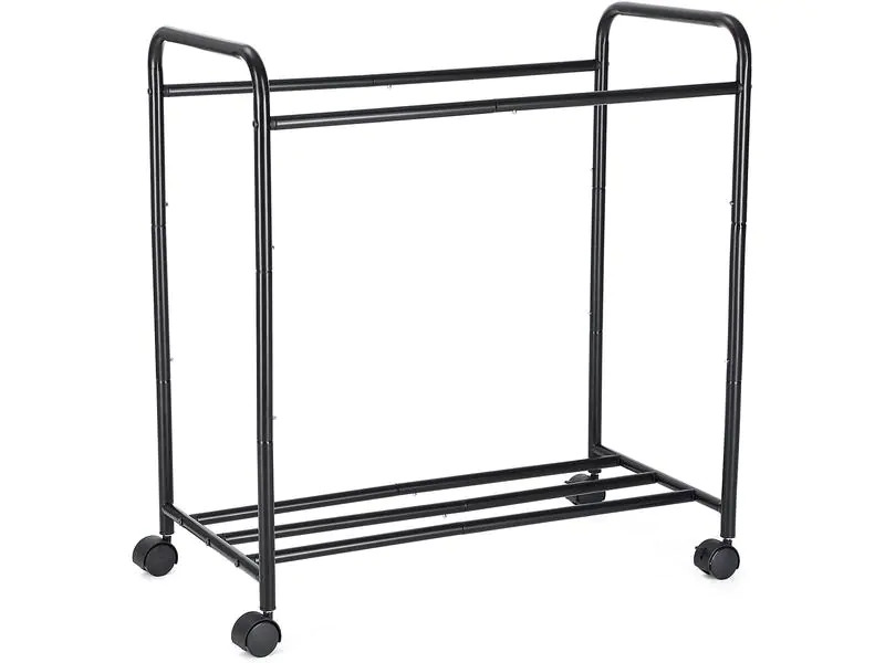Songmics Wäschesammler 132 l, Schwarz