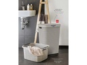 Rotho Wäschesammler Country Beige, 55 l