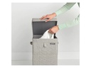 Brabantia Wäschesammler stapelbar, 35 Liter, Grau