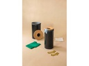 Brabantia Wäschesammler mit Korkdeckel, 35 Liter, Schwarz