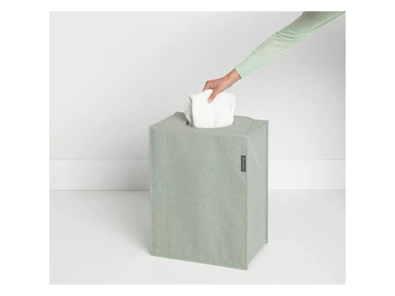 Brabantia Wäschesammler faltbar, 55 Liter, Hellgrün