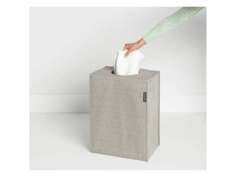 Brabantia Wäschesammler faltbar, 55 Liter, Grau