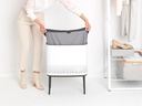 Brabantia Wäschesammler BO Weiss, 60 l