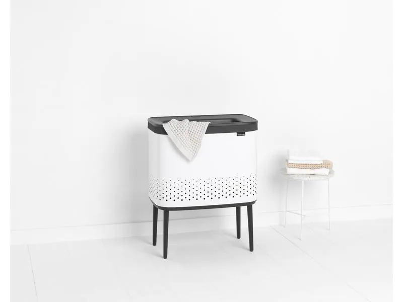 Brabantia Wäschesammler BO Weiss, 60 l