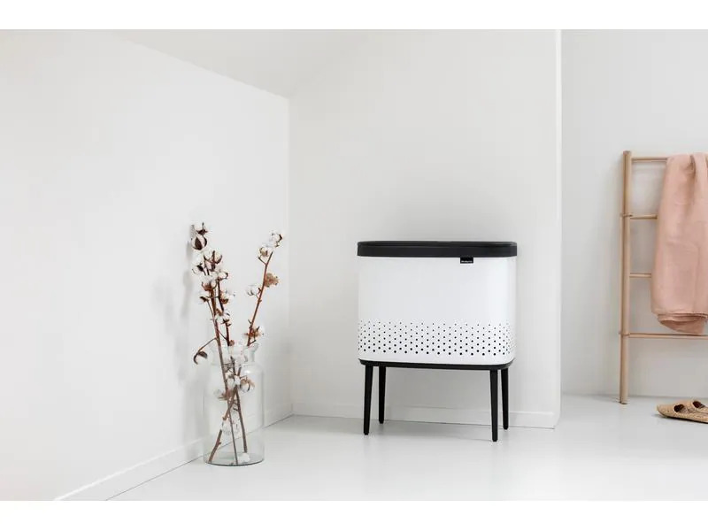 Brabantia Wäschesammler BO Weiss, 60 l