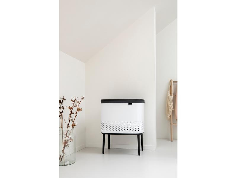 Brabantia Wäschesammler BO Weiss, 60 l