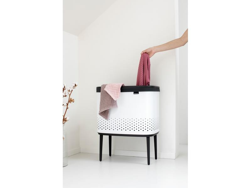 Brabantia Wäschesammler BO Weiss, 60 l