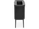 Brabantia Wäschesammler BO Schwarz, 60 l