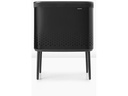 Brabantia Wäschesammler BO Schwarz, 60 l