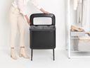 Brabantia Wäschesammler BO Schwarz, 60 l