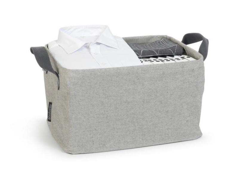 Brabantia Wäschekorb  Linn faltbar Grau 35 l