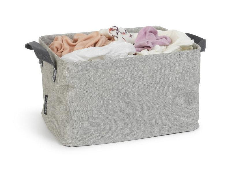 Brabantia Wäschekorb  Linn faltbar Grau 35 l