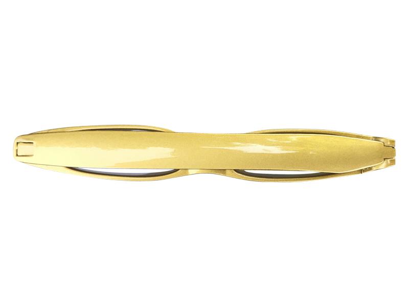 Figoline Lesebrille Gold +3,0