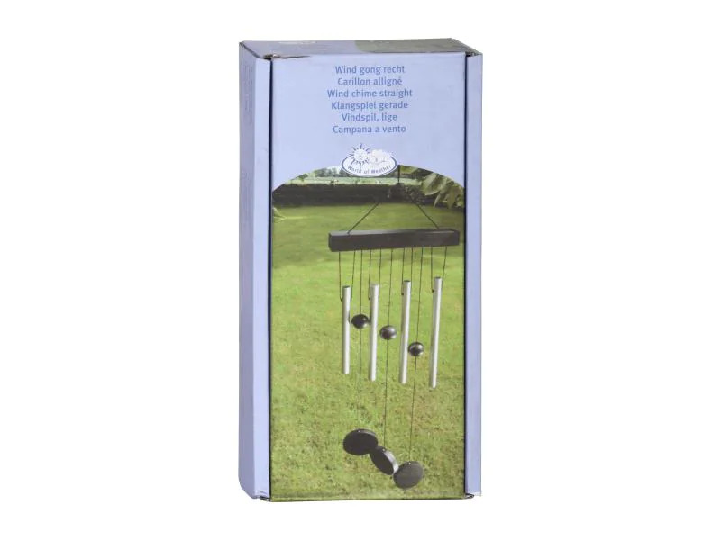 Esschert Design Windspiel mit 4 Aluminiumröhrchen