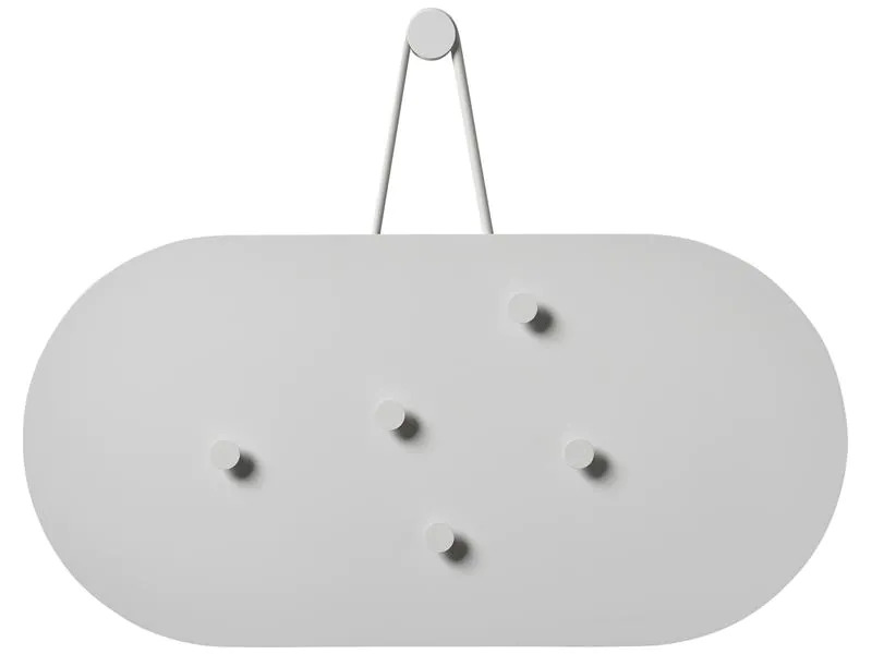Zone Denmark Memotafel aus Metal, Hellgrau