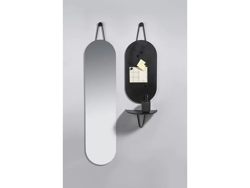 Zone Denmark Memotafel aus Metal, Schwarz
