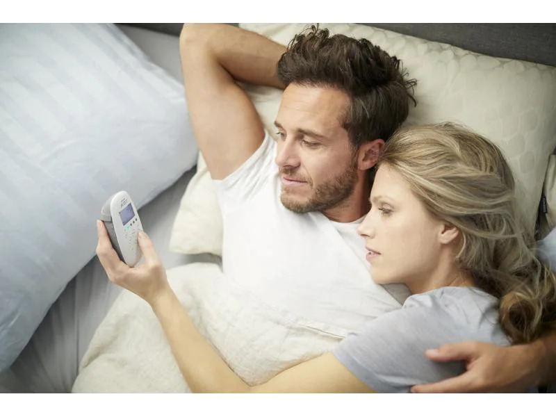PHILIPS AVENT Babyphone Smart-Eco mit Sternenhimmel-Projektor SCD733/26
