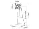 NewStar TV-/Display-Standfuss FPMA-D800 Silber