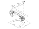 NewStar TV-/Display-Standfuss FPMA-D940DD Silber