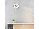 Mondaine Wanduhr Quartz Ø 40 cm, Silber/Weiss
